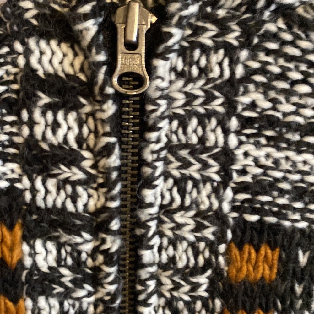 Volcom Stone Row Fringe Zip Up Jacket Size M/L - image 5